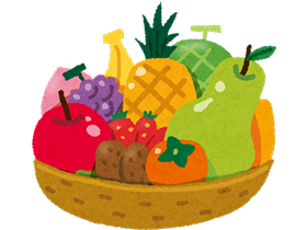 果物は、皮をむいて食べるものがほとんどです。 しっかり水洗いして皮をむけば、50％以上除去できます。