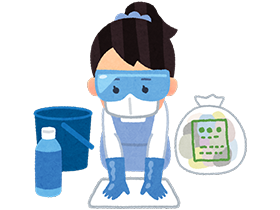 感染力が非常に強いので、感染した人の排泄物の処理中に2次感染するケースも多く、注意が必要です。